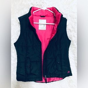 Aeropostale, black and pink vest.
